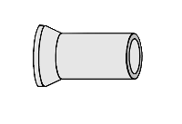 Звено цилиндричнское  раструбное  ЗКР3.300   Н=1400 мм